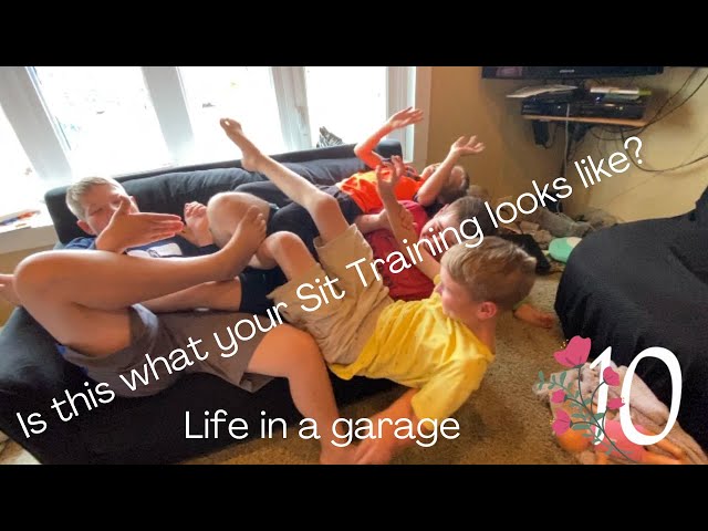 How I get my KIDS to sit! || Parenting || life in a garage || Homeschooling mom of 10