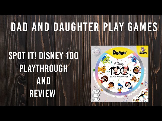 Spot It! Disney 100 Playthrough and Review