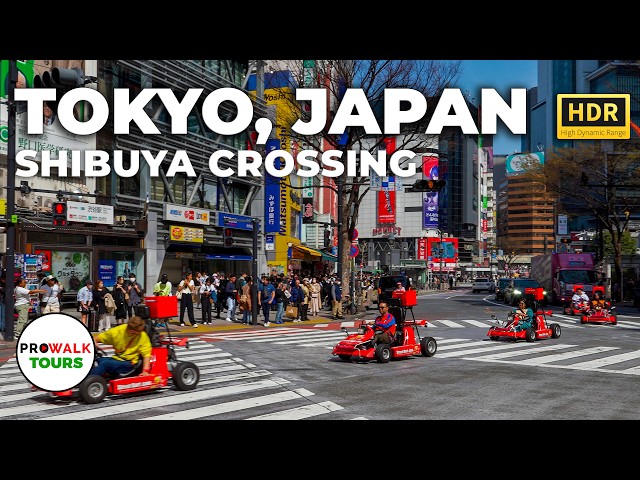 Shibuya, Tokyo Walking Tour - HDR 4K 60fps with Captions by Prowalk Tours