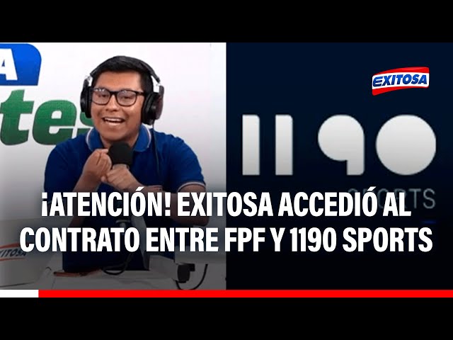 🔴🔵 Liga1:  ¡Exclusiva! Estas son las causales de ruptura del contrato entre FPF y 1190 Sports