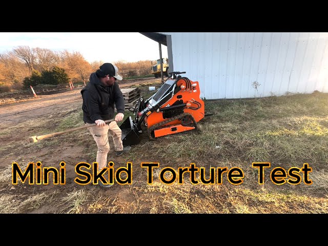 Testing a Chinese mini skid steer until FAILURE!