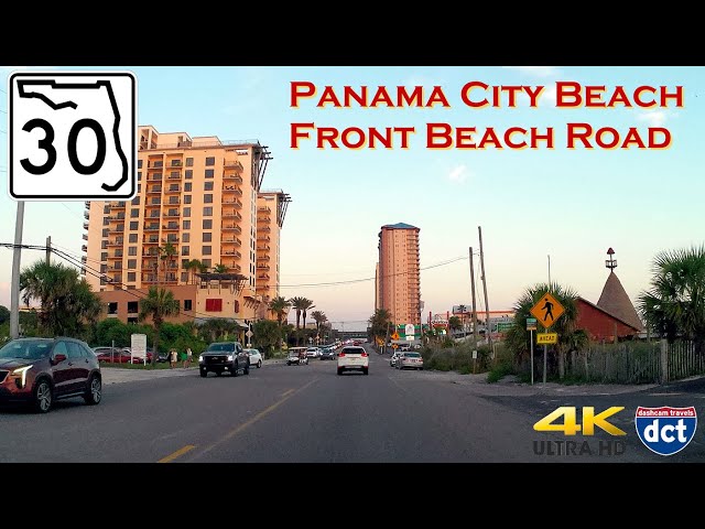 Dash Cam Drive along the Emerald Coast in Panama City Beach, Florida