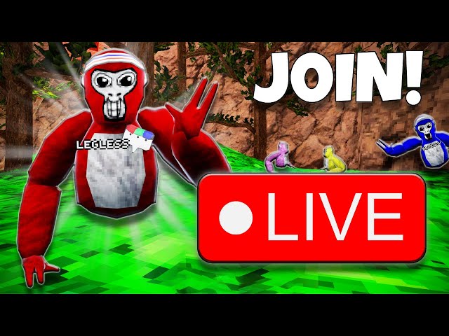 🔴GORILLA TAG WITH VIEWERS!🔴