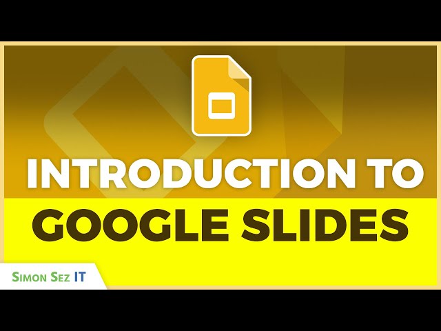 Google Slides Tutorial for Beginners