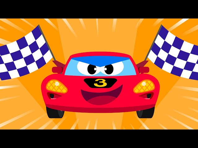 [ES, PT Sub] Zoom Zoom Racing Car ♪ | I’m the Fastest Racer! | Nursery Rhymes | Car Songs★TidiKids