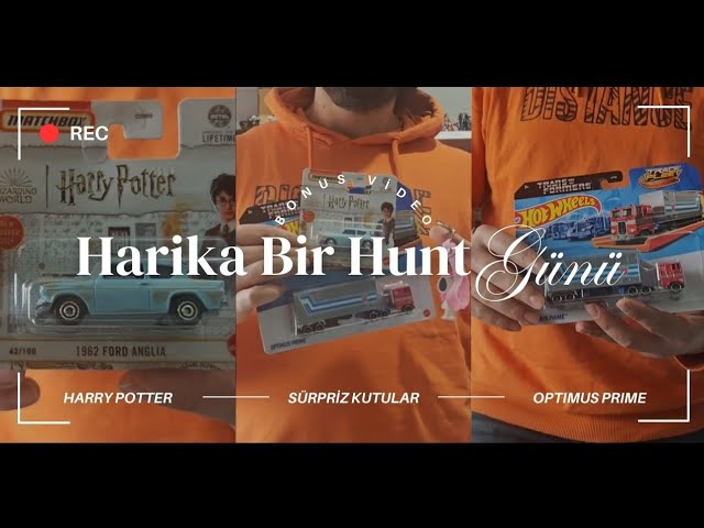 Hot Wheels OPTIMUS PRİME ve Matchbox HARRY POTTER'in arabasını buldum. [Bonus Video]