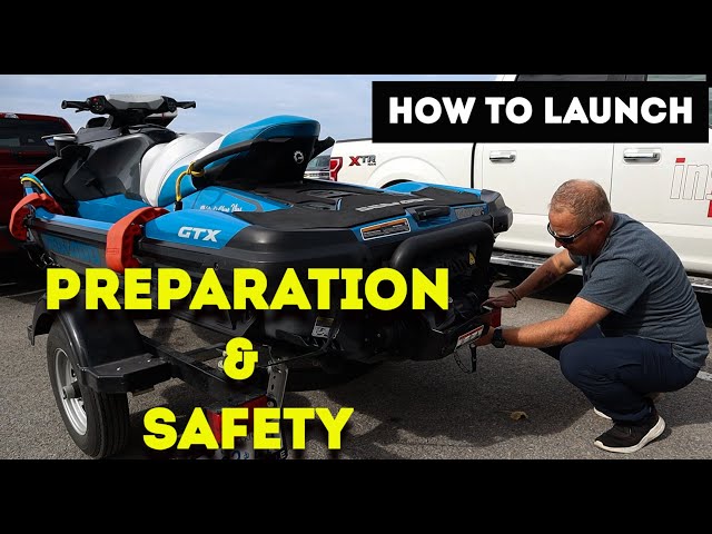 How to launch a Sea Doo by yourself