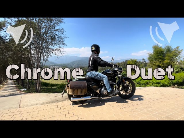 Super Meteor 650  Exhaust Sound - UNLEASHED - Cinematic SCENIC ride