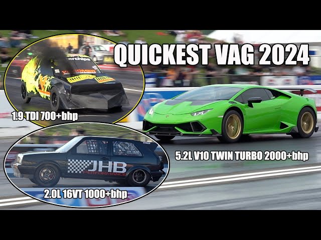 VEEDUBRACING - TOP 25 OVERALL QUICKEST VAG CARS OF 2024