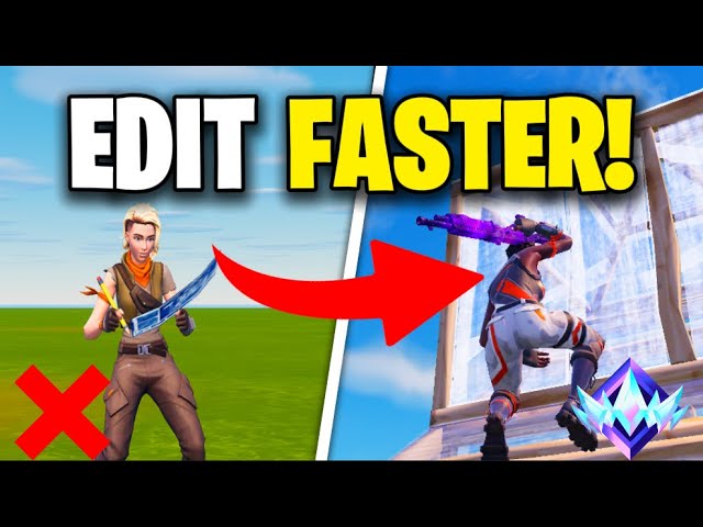 How to INSTANTLY EDIT FASTER in FORTNITE! (Improve Mechanics)