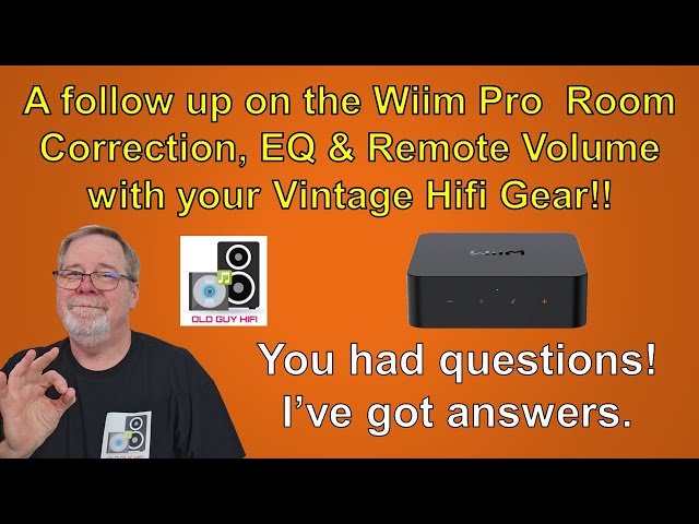 You had questions. I have answers. Analog to Digital? Room correction on an analog line in? Yes!