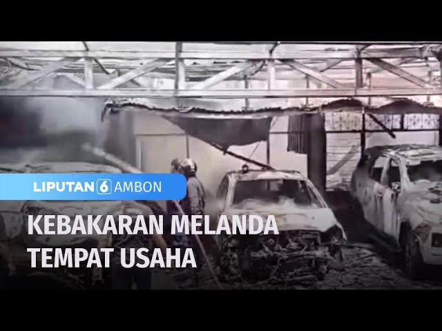 Tempat Usaha di Kecamatan Sirimau Terbakar Hebat | Liputan 6 Ambon