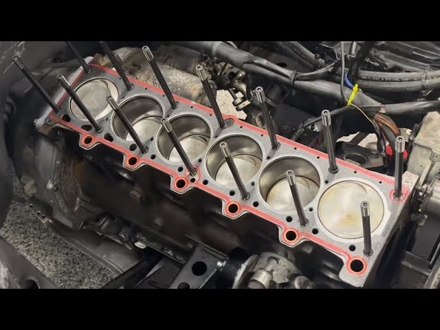 ARP head-stud installation on BMW m20 motor