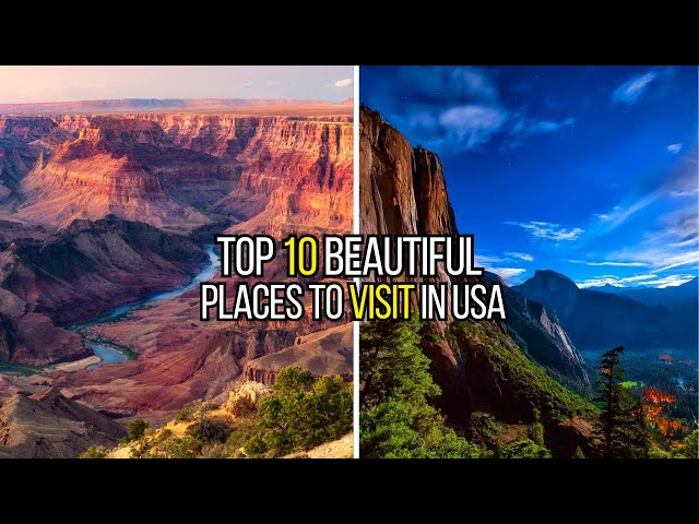 The most beautiful places in the USA. Travel video