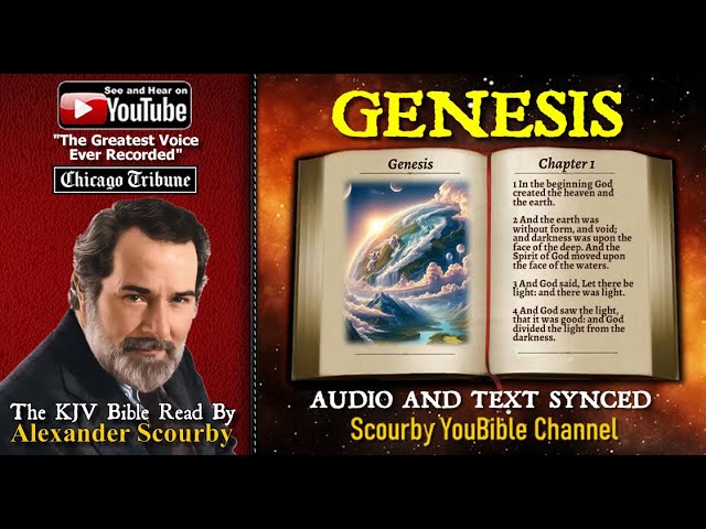 1 | Book of Genesis | Read by Alexander Scourby | The GREATEST VOICE Ever Recorded!