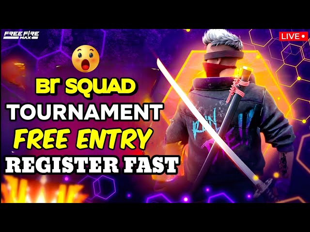 BR SQUAD TOURNAMENT FREE ENTRY 😮 REGISTER FAST 😀 WATCH THE FULL VIDEO #tournament #squad