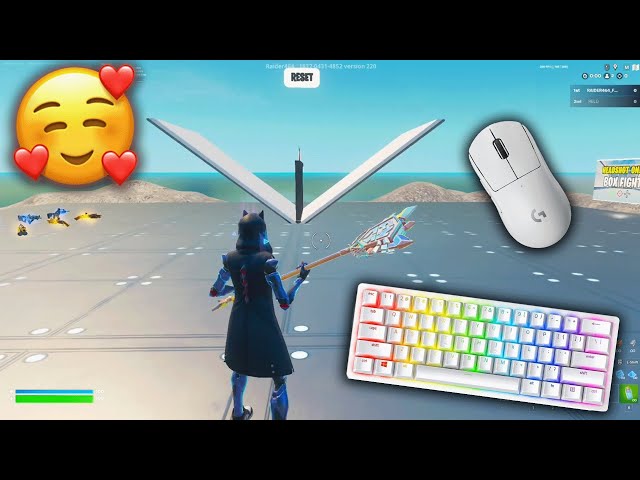 Chill ASMR🤩 1v1 BUILD FIGHT 🏆Satisfying Fortnite Keyboard Sounds