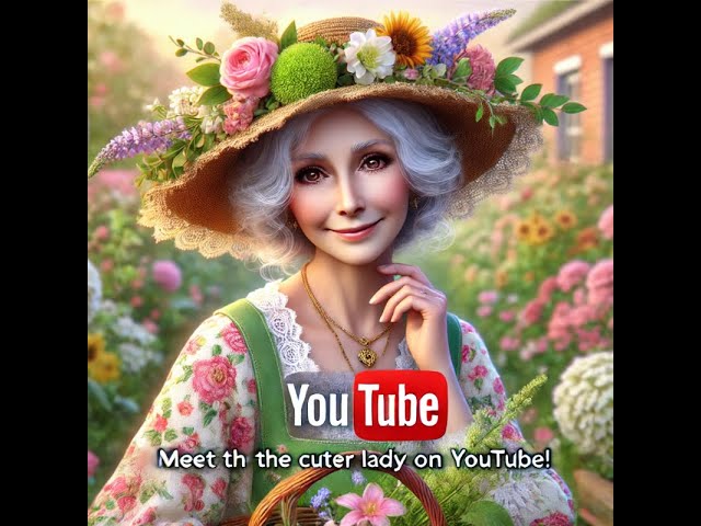 Meet the CUTEST Flower Lady on YouTube!