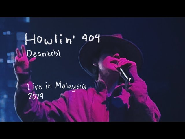 DEAN 딘 - Howlin’ (Live in Malaysia, 240310) #deantrbl #딘