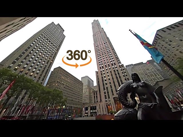 New York Rockefeller Center 360 degrees