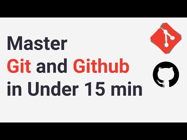 Git and GitHub Tutorial for Beginners | Git & Github Crash Course