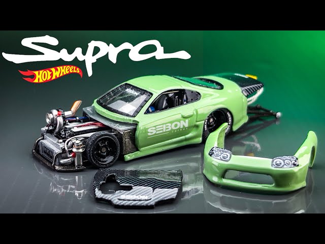 Toyota Supra JDM Drag Hot Wheels Custom