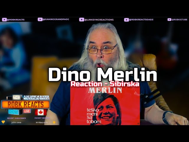 Dino Merlin Reaction - Sibirska - First Time Hearing - Requested