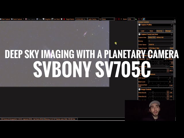 Can YOU capture galaxies with a Planetary Camera? Sv705 Review!