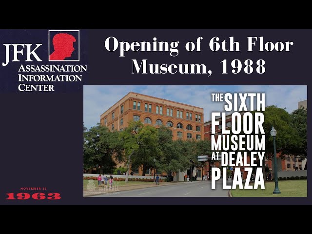 JFK Assassination - Tour of 6th Floor Museum before it opened to public