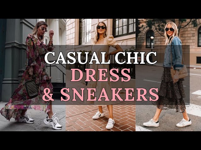 35+ Dresses With Sneakers Outfits Ideas 2024: How To Master Casual Chic Style | 2024 Fashion Trends