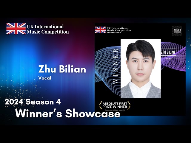 Zhu Bilian - UK International Music Competition Winner