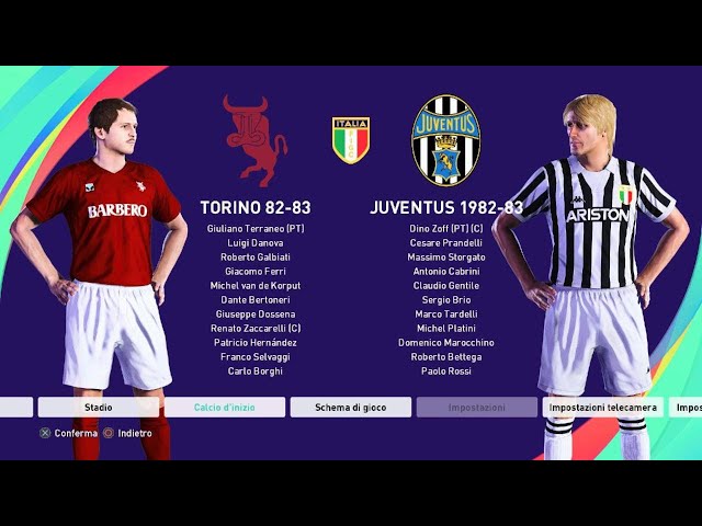 eFootball PES 2021 Serie A 1982-83 FULL MATCH Legends Level