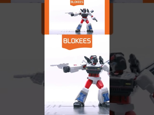 #blokeestransformers Bluestreak Races In! #transformersstopmotion #transformers #blokees