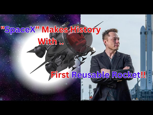 'SpaceX' First Reusable Rocket Launch🚀 | History Created😇| Elon Musk  #spacex #elonmusk #motivation