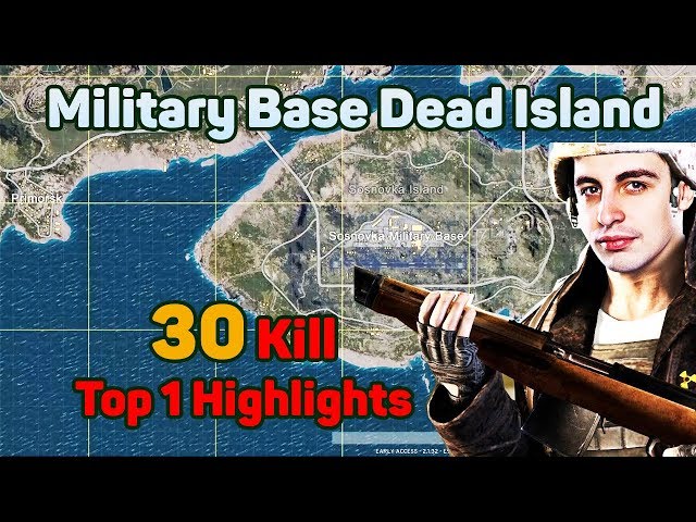 Military Base is Dead Island - Shroud 30 Kills Solo FPP [NA] - PUBG Highlights Top 1 #3