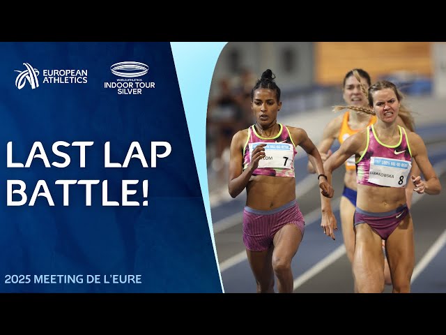 Last lap BATTLE! 🔥 Women's mile replay | 2025 Meeting de l'Eure