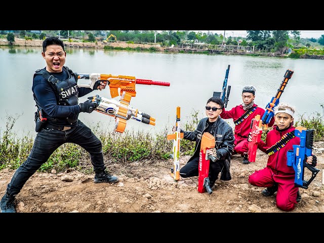 LTT Game Nerf War : Legendary SEAL X using Nerf gun Fight boss Mr. Zero To win Treasure Chest!