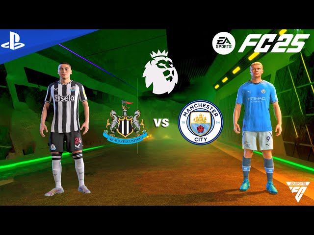 FC 25 - Newcastle United vs Manchester City - Premier League 2024-25 Match | PS5™ Gameplay | 4K HDR