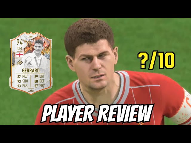 STEVEN GERRARD (94) TROPHY TITANS ICON ! PLAYER REVIEW | FIFA 23 ULTIMATE TEAM