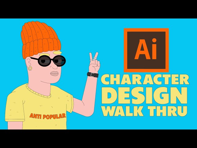 Creating a Cool Character Design in Adobe Illustrator