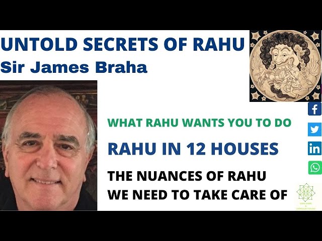 Untold secrets of Rahu-James Braha Sir-The mysteries of Rahu-Rahu in 12 houses.