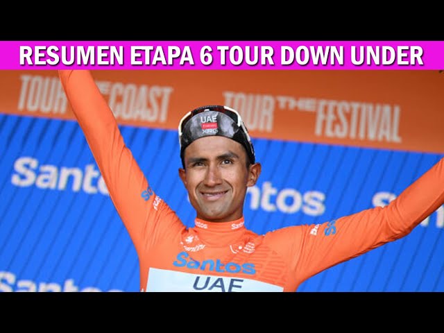 RESUMEN Etapa 6 Tour Down Under 2025 | Narváez | Pescador | Chaves | Higuita | #TourDownUnder