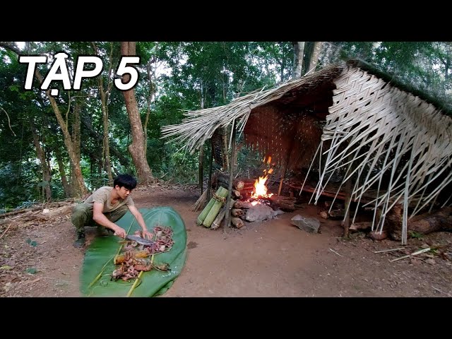 Jungle Survival Challenge | Episode 5 | A Lucky Day - Wild Meat Party - Thanh Trieu vlog