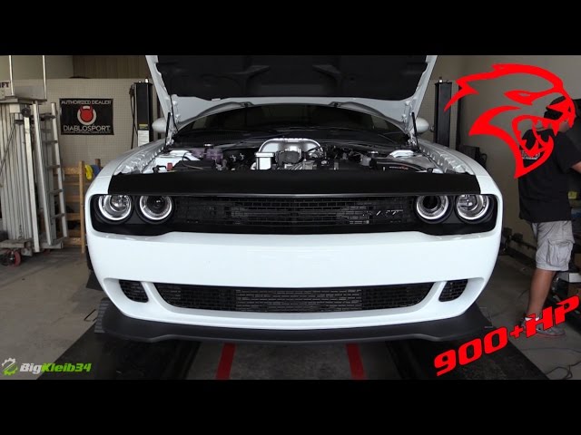 900HP Nitrous HellCat Challenger SCREAMS on Dyno - MOST POWERFUL HELLCAT