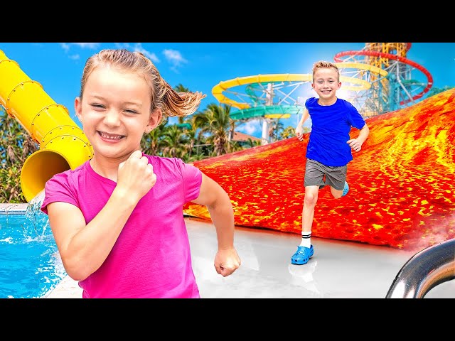 Levi and Ivy's EPIC Floor is Lava Challenge!