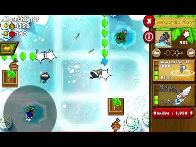 Bloons TD 5, Co-op, Map : Piste de veneance, Moyen