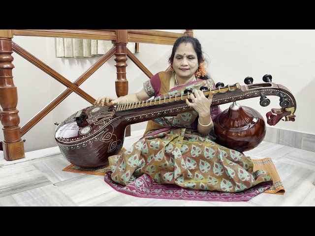 Yemi Sethura Linga Song on Two strings | Veena | Vasundhara Madduluri