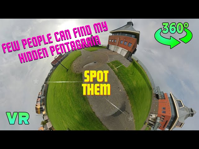 360° VR Video Challenge: Only a Select Few Can Find the Three Hidden Pentagrams. Can You? #vr