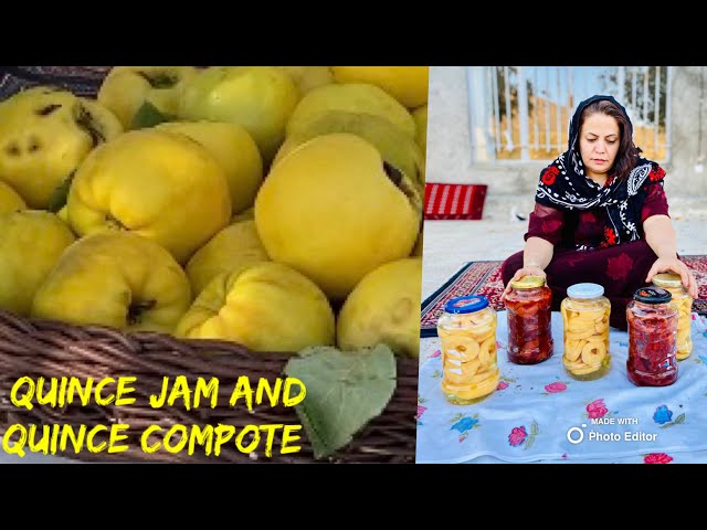 How  to  prepare quince jam and quince compote