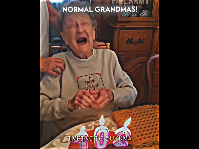 Others grandma vs. this grandma. ☠️🤯